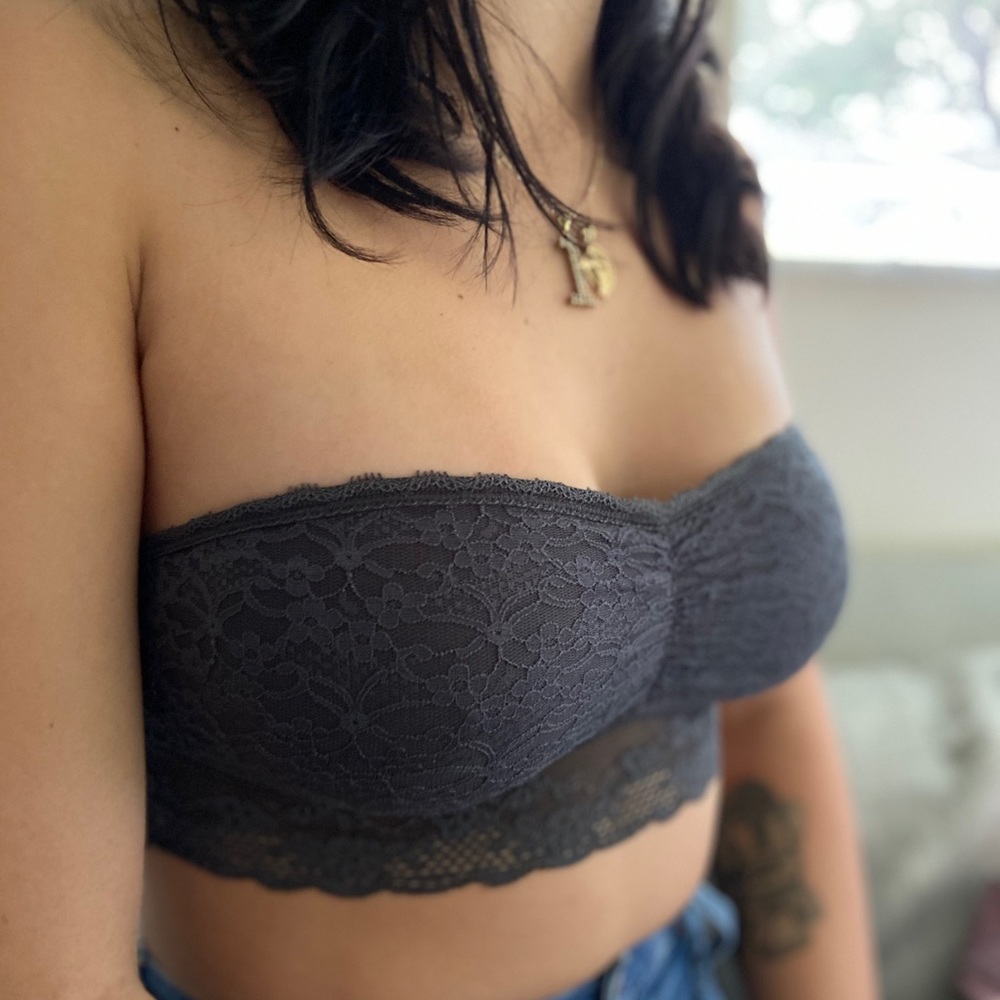 Gray Lace Aerie Bandeau